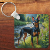 Manchester Terrier キーホルダー (正面)