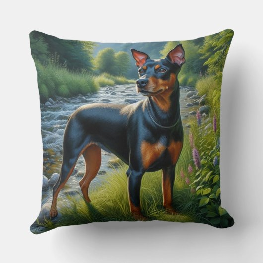 Manchester Terrier クッション (裏面)