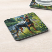 Manchester Terrier コースター (左側)