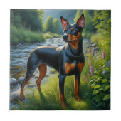Manchester Terrier タイル (正面)