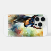 Manchester terrier 071024AREF113 - Watercolor iPhoneケース (裏面横)