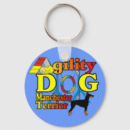 Manchester_Terrier_Agility キーホルダー