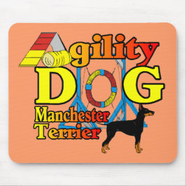 Manchester_Terrier_Agility マウスパッド