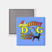Manchester_Terrier_Agility マグネット (正面/裏面)