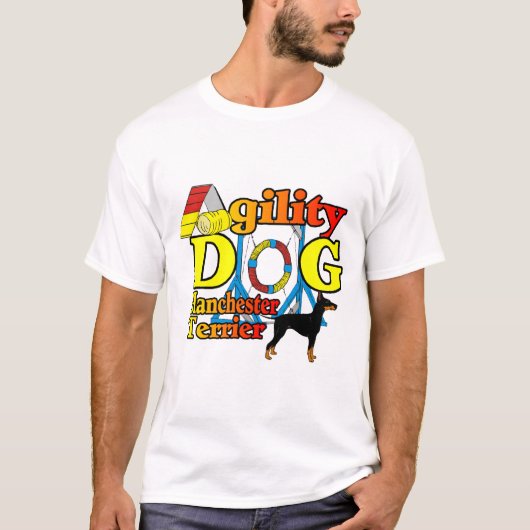 Manchester_Terrier_Agility Tシャツ (正面)