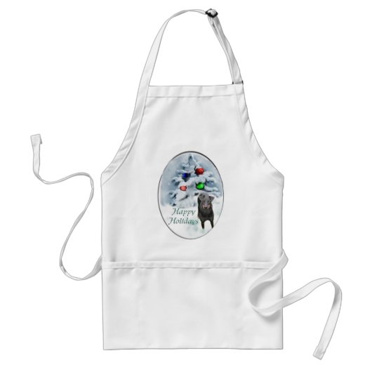 Manchester Terrier Christmas Gifts スタンダードエプロン (正面)