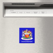 Manchester*, U.K. Coat of Arms Magnet マグネット (インサイチュ (食洗機))