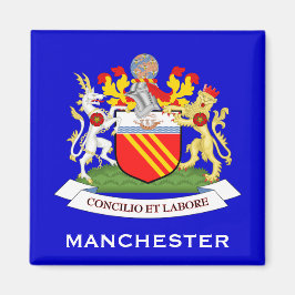 Manchester*, U.K. Coat of Arms Magnet マグネット