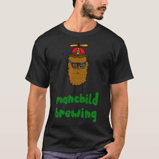 ManchildロゴクラシックTシャツ Tシャツ (正面)