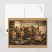 Manchmal fühlt man sich - Einhorn - Büro ポストカード (正面/裏面)