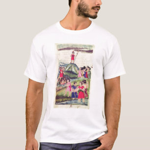 Manco Capacのイラストレーション Tシャツ