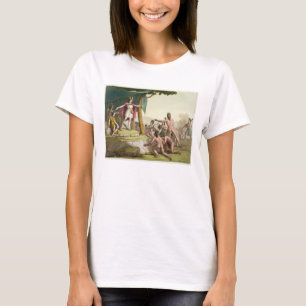 Manco Capac王およびCoya homを受け取っている女王のママ Tシャツ