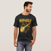 Mandaholic Expert Mandolin Player Musician Music P Tシャツ (正面フル)