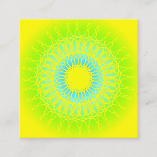 Mandala スクエア名刺 (正面)
