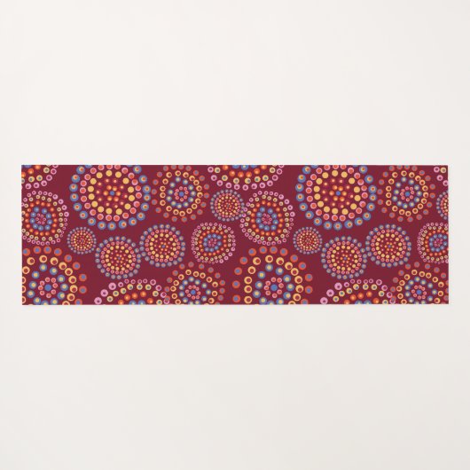 Mandala ヨガマット (裏面(横))