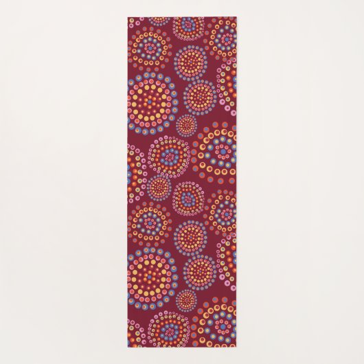 Mandala ヨガマット (裏面)