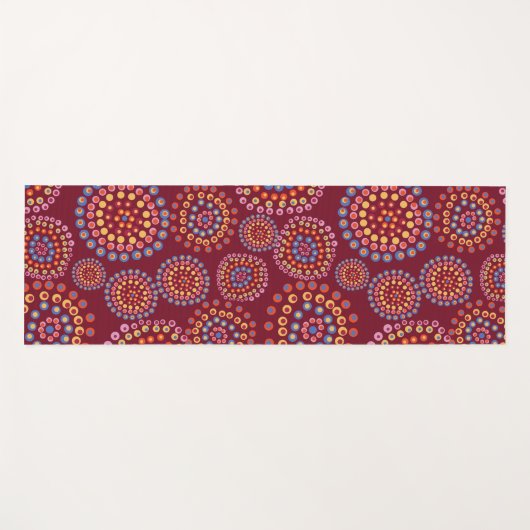 Mandala ヨガマット (正面(横))