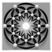 Mandala-abstract-3d フォトプリント (正面)