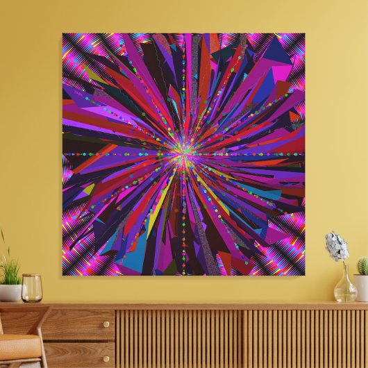 Mandala Art キャンバスプリント (インサイチュ (リビング))