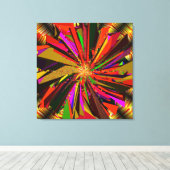 Mandala Art  キャンバスプリント (インサイチュ (ウッドフロア))