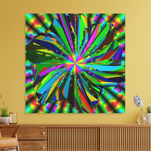 Mandala Art キャンバスプリント (インサイチュ (リビング))