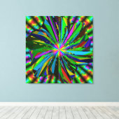 Mandala Art キャンバスプリント (インサイチュ (ウッドフロア))