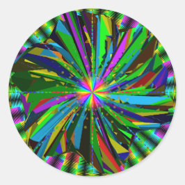 Mandala Art ラウンドシール