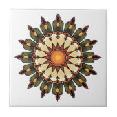 Mandala Art Ceramic タイル (正面)