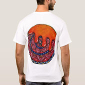 Mandala Art Men's T-Shirts – バランの衣服 Tシャツ (裏面)