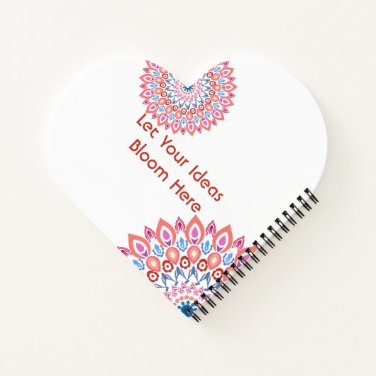 MANDALA ART Spiral Notebook ノートブック (裏面)