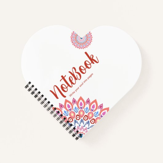 MANDALA ART Spiral Notebook ノートブック (正面)