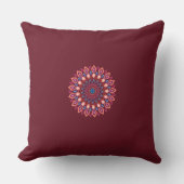 mandala art Throw Pillow クッション (正面)
