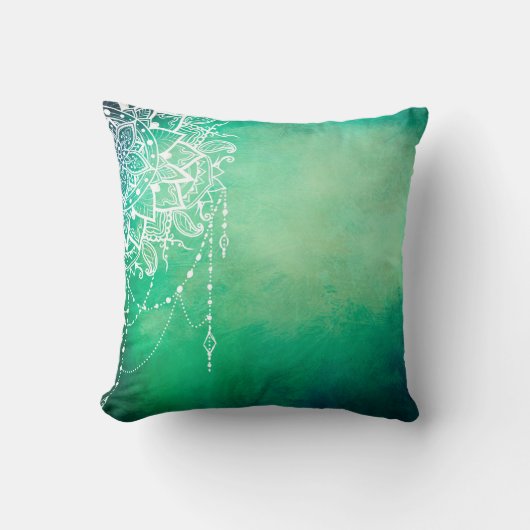 Mandala background mandala spiritual クッション (正面)