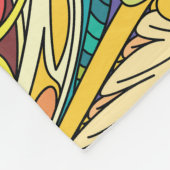 Mandala Bandana:ヴィンテージシームレスデザイン。 フリースブランケット (角)