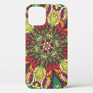 Mandala Bandana:ヴィンテージシームレスデザイン。 iPhone 12ケース