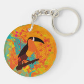Mandala bird キーホルダー (裏面)