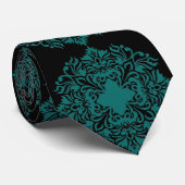 Mandala black ネクタイ (ロール)