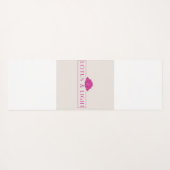 Mandala-Black ヨガマット (裏面(横))