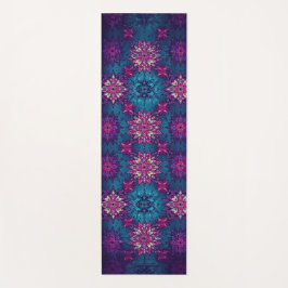 Mandala Bloom Yoga Mat – Vibrant Floral Pattern ヨガマット