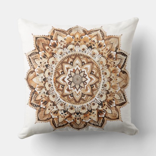 🕉️ Mandala Bohème Chic クッション (裏面)