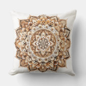 🕉️ Mandala Bohème Chic クッション (正面)