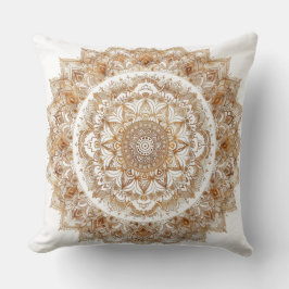 Mandala boho chic doré pour déco zen ✨ クッション