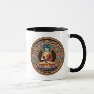 Mandala Bouddha Sacré, Méditation,  Art Bouddhiste マグカップ