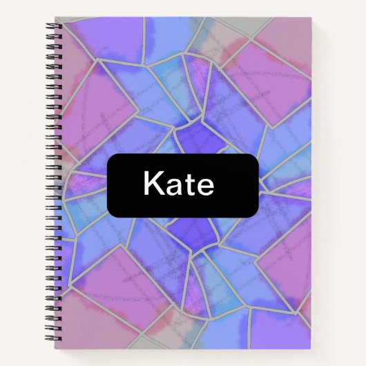 Mandala Bright Chalk Sketch ノートブック (正面)