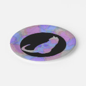 Mandala Bright Chalk Sketch ペーパープレート (アングル)