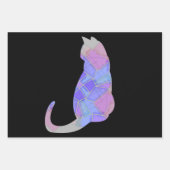 Mandala Bright Chalk Sketch ラッピングペーパーシート (正面2)