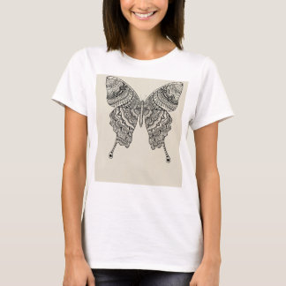 Mandala Butterfly T-Shirt – Boho Aesthetic Design Tシャツ