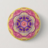 Mandala-Button "King of Healing" 缶バッジ (正面)