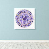 Mandala Celestia キャンバスプリント (インサイチュ (ウッドフロア))