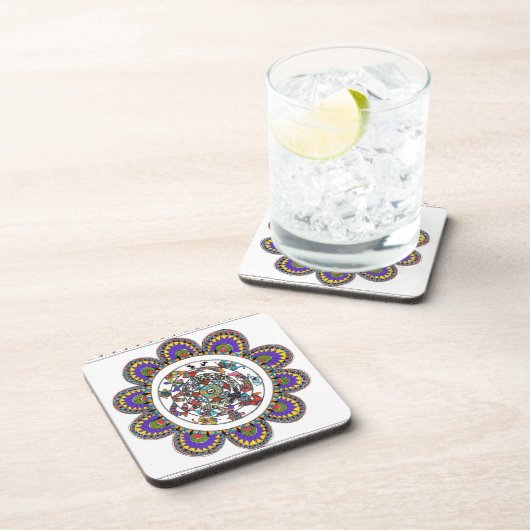 mandala coasters コースター (右側)